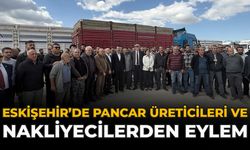 Eskişehir’de Pancar Üreticileri Ve Nakliyecilerden Eylem