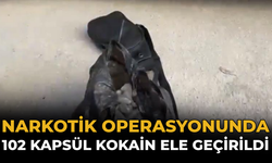 Narkotik Operasyonunda 102 Kapsül Kokain Ele Geçirildi