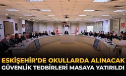 Eskişehir’de Okullarda Alınacak Güvenlik Tedbirleri Masaya Yatırıldı
