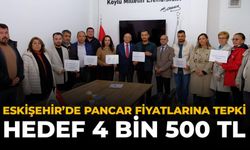 Eskişehir’de Pancar Fiyatlarına Tepki: Hedef 4 Bin 500 TL