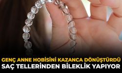 Genç Anne Hobisini Kazanca Dönüştürdü: Saç Tellerinden Bileklik Yapıyor