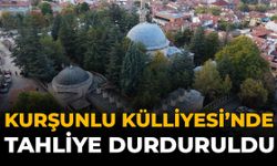 Kurşunlu Külliyesi'nde Tahliye Durduruldu