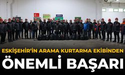 Eskişehir'in Arama Kurtarma Ekibinden Önemli Başarı