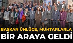 Başkan Ünlüce, Muhtarlarla Bir Araya Geldi