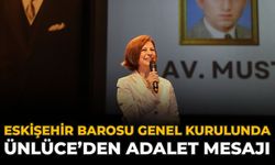 Eskişehir Barosu Genel Kurulunda Ünlüce’den Adalet Mesajı