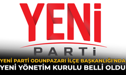 YENİ Parti Odunpazarı İlçe Başkanlığı'nda Yeni Yönetim Kurulu Belli Oldu