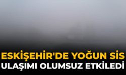 Eskişehir'de Yoğun Sis Ulaşımı Olumsuz Etkiledi