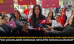 Zafer Partisi Eskişehir’den Dünya Kız Çocukları Günü Açıklaması: “Kız Çocuklarını Korumak Devletin Sorumluluğudur”