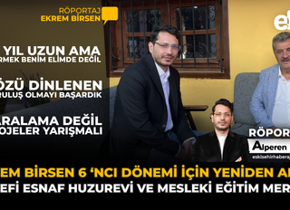 Eskişehir Esnaf ve Sanatkarlar Odaları Birliği Başkanı Ekrem Birsen