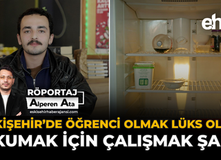 Anadolu Üniversitesi İletişim Bilimleri Fakültesi Sinema ve Televizyon Bölümü 3. sınıf öğrencisi Barbaros Özdemir