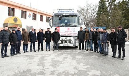 Eskişehir Cumhuriyet Başsavcılığı Yardım Araçları Yola Çıktı