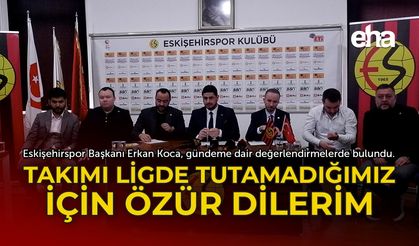 “Takımı ligde tutamadığımız için özür dilerim”