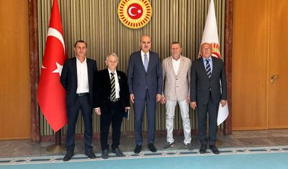 CHP'li Çakırözer Kırım Tatarları Milli Lideri Kırımoğlu ile Meclis Başkanı Kurtulmuş’u Ziyaret Etti