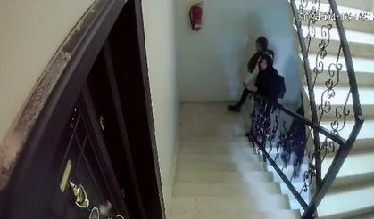 Apartmandaki Güvenlik Kamerası Hırsızlığı Engelledi