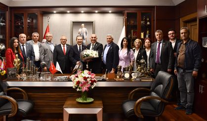 CHP İlçe Başkanlarından Ataç'a Ziyaret