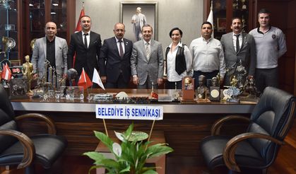 Belediye İş’ten Başkan Ahmet Ataç’a Ziyaret
