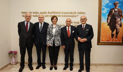 CHP Eski Genel Başkanları Başkan Ünlüce'yi Ziyaret Etti