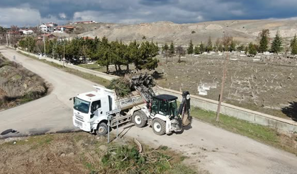İnönü'de Çevre Düzenlemeleri Devam Ediyor