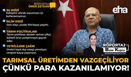 Tarımsal Üretimden Vazgeçiliyor Çünkü Para Kazanılamıyor!