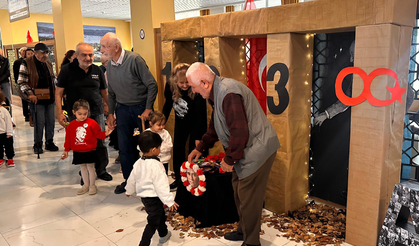 Minikler, Büyükleriyle Atatürk'ü Andı: "Sen Rahat Uyu Atam!"