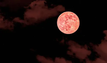 Bu Gece Gökyüzüne Dikkat: Pembe Dolunay Geceyi Aydınlatacak