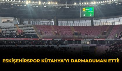 Eskişehirspor Kütahya’yı Darmaduman Etti!