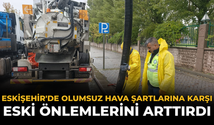 Eskişehir'de Olumsuz Hava Şartlarına Karşı ESKİ Önlemlerini Arttırdı