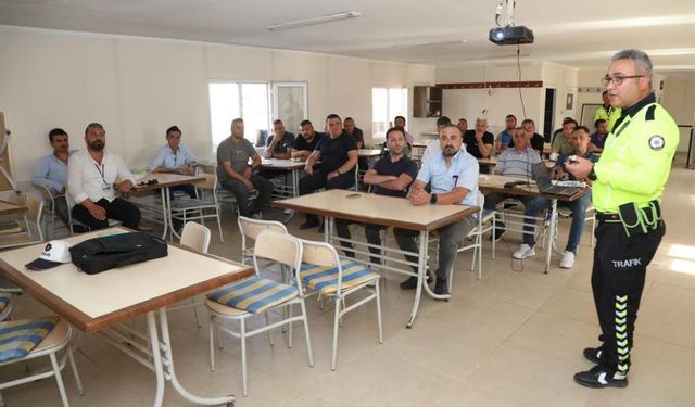 Odunpazarı’nda Şoförlere Genel Trafik Eğitimi