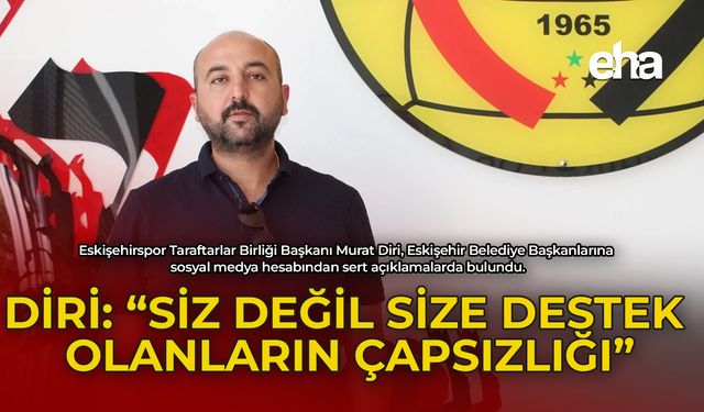 Murat Diri'den Sert Açıklama