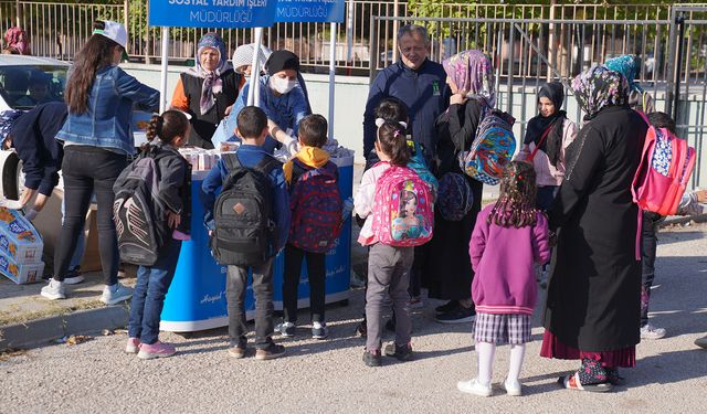 İlköğretim Öğrencilerine Beslenme Desteği Başladı