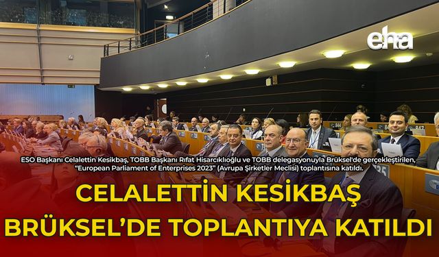 Celalettin Kesikbaş Brüksel'de Toplantıya Katıldı