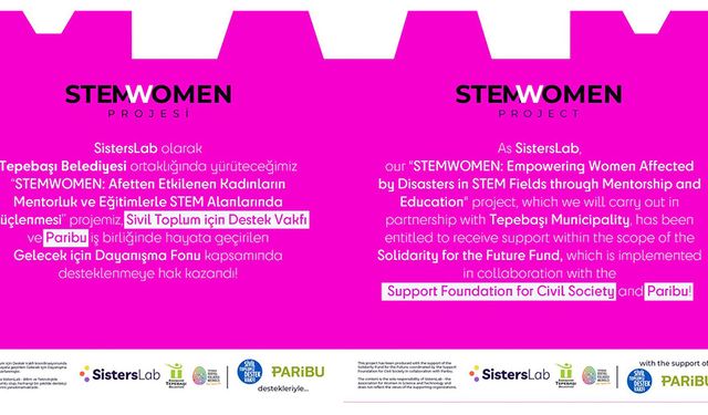 Stemwomen Projesi Hibe Almaya Hak Kazandı