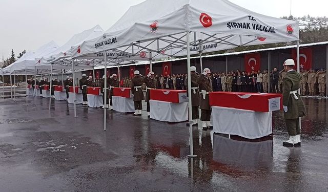 Pençe-Kilit Şehitleri Memleketlerine Uğurlandı