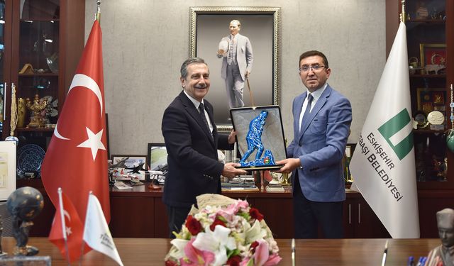 Başkan Ataç'a Baro Başkanı Elagöz'den Ziyaret