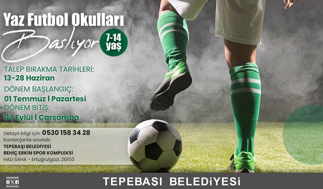 Tepebaşı'nda Çocuklar Yazı Sporla Geçirecek