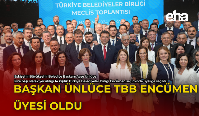 Başkan Ünlüce TBB Encümen Üyesi Oldu