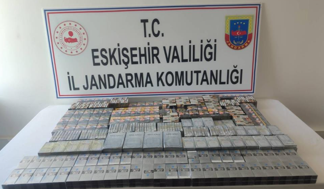 Eskişehir'e Kaçak Sigara Sokmaya Çalıştı