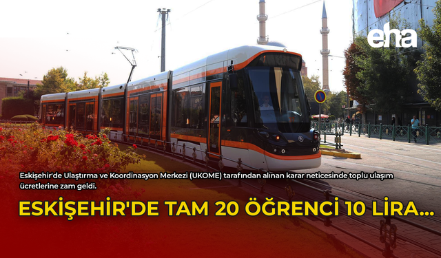 Eskişehir'de Tam 20 Öğrenci 10 Lira...