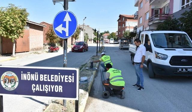 İnönü Belediyesi İlçede Çalışmalarını Sürdürüyor