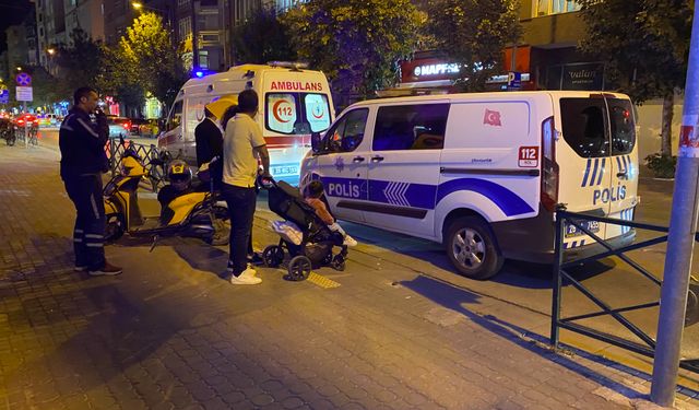 Eskişehir'de Motokurye Kazası: 1 Yaralı