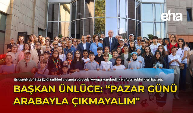 Başkan Ünlüce: "Pazar Günü Arabayla Çıkmayalım"