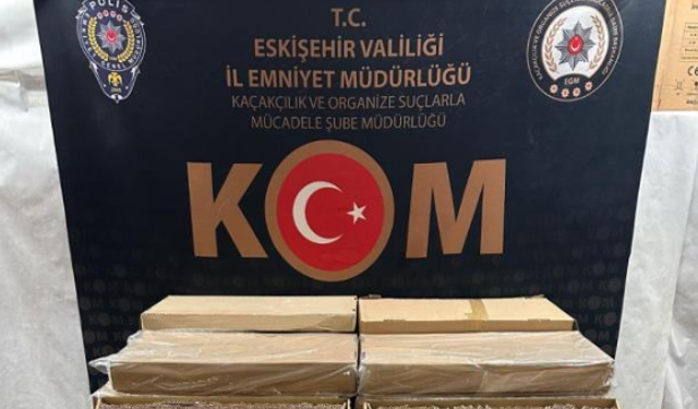 Eskişehir'de Kaçak Sigara Ürünleri Operasyonu