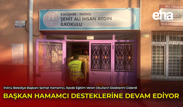 Başkan Hamamcı Desteklerine Devam Ediyor