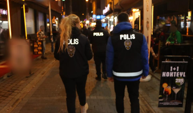 Polis Ekiplerinden Eğlence Merkezlerine Huzur Operasyonu