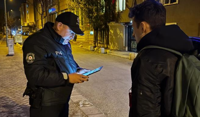 Polis ve Bekçiler Eskişehir Sokaklarında Denetime Çıktılar