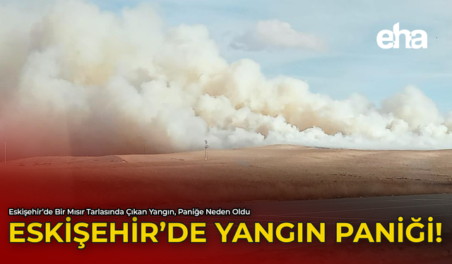 Eskişehir'de Yangın Paniği!