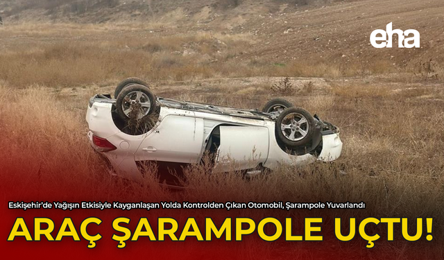 Araç Şarampole Uçtu!