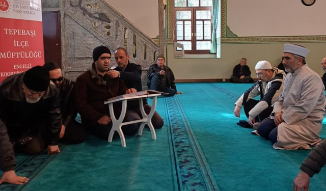 Engelsiz Kalpler Alaaddin Camii'nde Buluştu