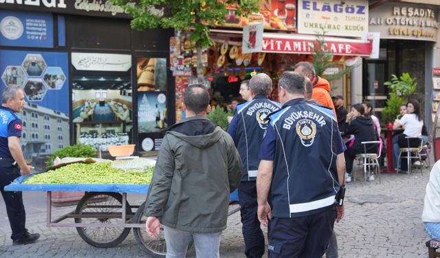 Büyükşehir Belediyesi Zabıta Ekipleri Denetimde