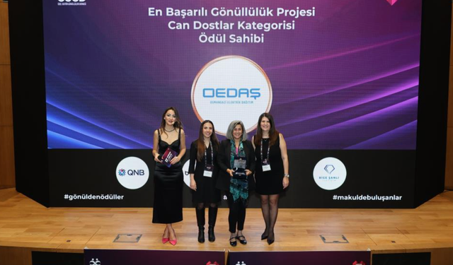 OEDAŞ, Sosyal Sorumluluk Projesiyle Ödül Aldı